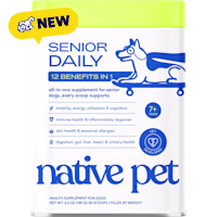 Native Pet Senior Daily All-in-One Supplement Powder for Senior Dogs