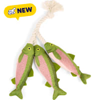 Petco Salmon on a Rope Dog Toy