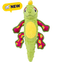 KONG Tropics Rattlez Iguana Dog Toy