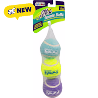 Outward Hound FlyFetch Squeaker Ballz 2.5" Dog Toy