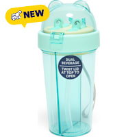 Petco Green Two-Sided Dual Beverage Water Bottle