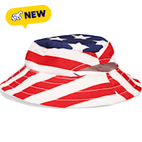 Petco Red White & Blue Bucket Hat for Pets