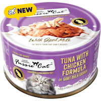 Fussie Cat Premium Tuna w/Chicken in Goat Milk Cat Food
