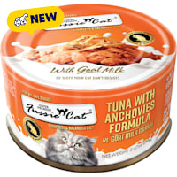 Fussie Cat Premium Tuna w/Anchovies in Goat Milk Cat Food