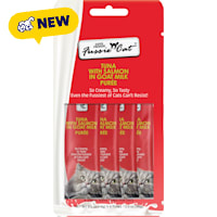 Fussie Cat Premium Tuna w/Salmon in Goat Milk Puree Cat Treats