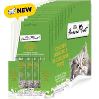 Fussie Cat Super Premium Chicken w/Duck in Goat Milk Puree Cat Food