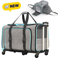 Katziela Rolling Rover Airline Approved Bag Dog & Cat Carrier