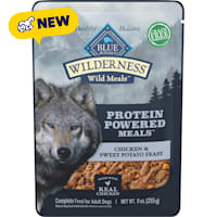 Blue Buffalo Wilderness Wild Meals Protein Powered Meals, Chicken & Sweet Potato Feast, Adult Wet Dog Food