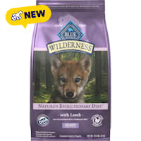 Blue Buffalo Wilderness Lamb, Chicken-Free Formula 37 g Protein, Meat Rich Natural Puppy Dry Dog Food