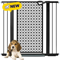 UniPaws 39.4" H Pressure Mounted Pet Gate with Extensions