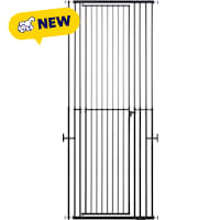 UniPaws 87" Extra Tall Retractable Pet Gate with Extension