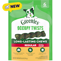 Greenies Occupy Twists Regular Size Chicken Flavor Natural Dog Treats