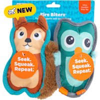 Outward Hound Fire Biterz Owl & Squirrel Interactive Dog Toys