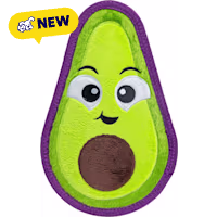 Outward Hound Avocado Green Tough Skinz Durable Squeaky Dog Toys