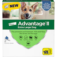 Advantage II Vet-Recommended Flea Treatment & Prevention for Extra Large Dogs