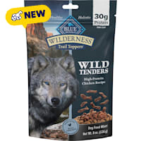 Blue Buffalo Wilderness Topper, Chicken Recipe Trail Toppers Wild Tenders, 30g High Protein Natural Dog Food
