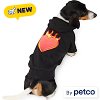 Reddy Flaming Heart Pet Hoodie