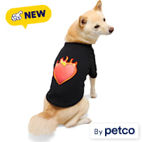 Reddy Flaming Heart Pet T-Shirt