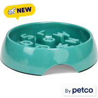 EveryYay Alphabet Slow Feeder Dog Bowl