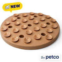EveryYay Mauve Floral Snuffle Lick Mat for Dogs