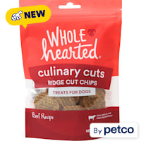 WholeHearted Beef Recipe Ridge Cut Chips Treats for Dogs