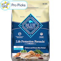 Blue Buffalo Life Protection Formula Supports Joint Health and Mobility Chicken & Brown Rice Recipe Senior Dry Dog Food