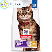 Hill's Science Diet Adult Sensitive Stomach & Skin Chicken & Rice Recipe Dry Cat Food