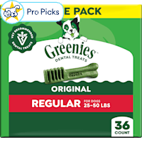 Greenies Original Regular Size Flavor Adult Natural Dental Dog Treats