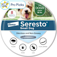 Seresto Vet-Recommended Flea & Tick Prevention Collar for Small Dogs Under 18 lbs.