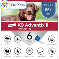 K9 Advantix II Vet-Recommended Flea, Tick & Mosquito Treatment & Prevention for X-Large Dogs