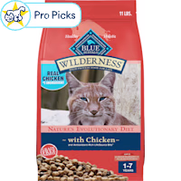 Blue Buffalo Wilderness High-Protein, Grain-Free Weight and Hairball Control Chicken Natural Dry Food for Adult Cats