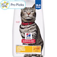 Hill's Science Diet Adult Urinary & Hairball Control Chicken Recipe Dry Cat Food