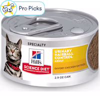 Hill's Science Diet Adult Urinary & Hairball Control Savory Chicken Entree Canned Wet Cat Food