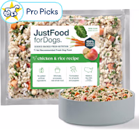 JustFoodForDogs Daily Diets Chicken & Rice Frozen Dog Food