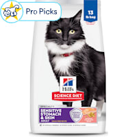 Hill's Science Diet Adult Sensitive Stomach & Skin Grain Free Salmon & Yellow Pea Recipe Dry Cat Food