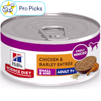 Hill's Science Diet Adult 7+ Small & Mini Chicken & Barley Entree Canned Wet Dog Food
