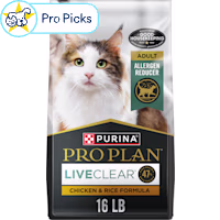 Purina Pro Plan LiveClear Cat Allergen Reducing with Chicken and Rice Adult Dry Cat Food