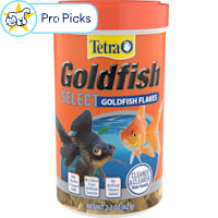 Tetra Goldfish Select Goldfish Flakes Fish Food for All Goldfish with Algae Meal