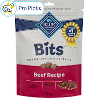 Blue Buffalo Bits Made with Natural Ingredients & Enhanced with DHA Soft Dog Treats for Training