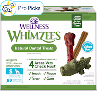 Whimzees Small Natural Dental Value Box Dog Treats