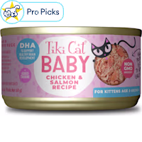 Tiki Cat Baby Chicken & Salmon Recipe Wet Kitten Food