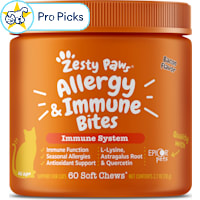 Zesty Paws Bacon Allergy & Immune Bites for Cats