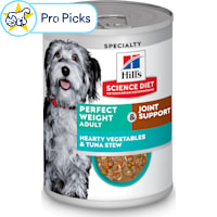 Hill's Science Diet Adult Perfect Weight & Joint Support Hearty Vegetables and Tuna Stew Dog Food