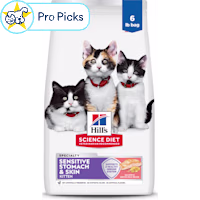 Hill's Science Diet Kitten Sensitive Stomach & Skin Salmon & Brown Rice Recipe Dry Cat Food