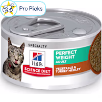 Hill's Science Diet Adult Perfect Weight Vegetable & Turkey Medley Canned Cat Food