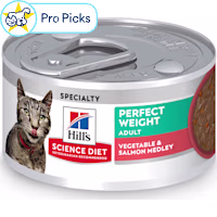 Hill's Science Diet Adult Perfect Weight Vegetable & Salmon Medley Canned Cat Food