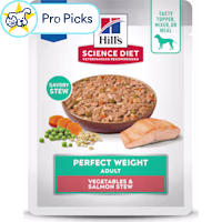 Hill's Science Diet Adult Perfect Weight Vegetables & Salmon Stew Wet Dog Food