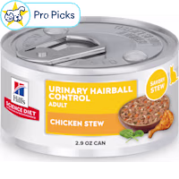 Hill's Science Diet Adult Urinary Hairball Control Chicken & Vegetable Stew Wet Cat Food