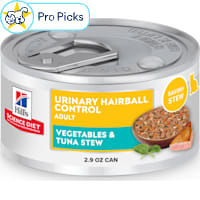 Hill's Science Diet Adult Urinary Hairball Control Vegetable & Tuna Stew Wet Cat Food