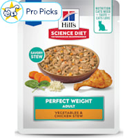 Hill's Science Diet Adult Perfect Weight Vegetables and Chicken Stew Wet Cat Food
